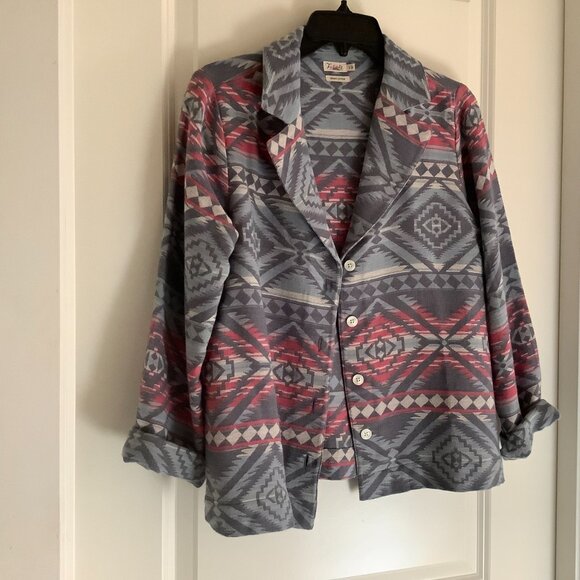 Faherty Jacket, Blue & Pink, size small NWOT - Picture 4 of 4